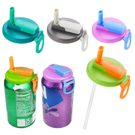 Silicone Can Lids With Straw